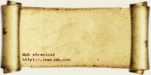 Isak Protić vizit kartica